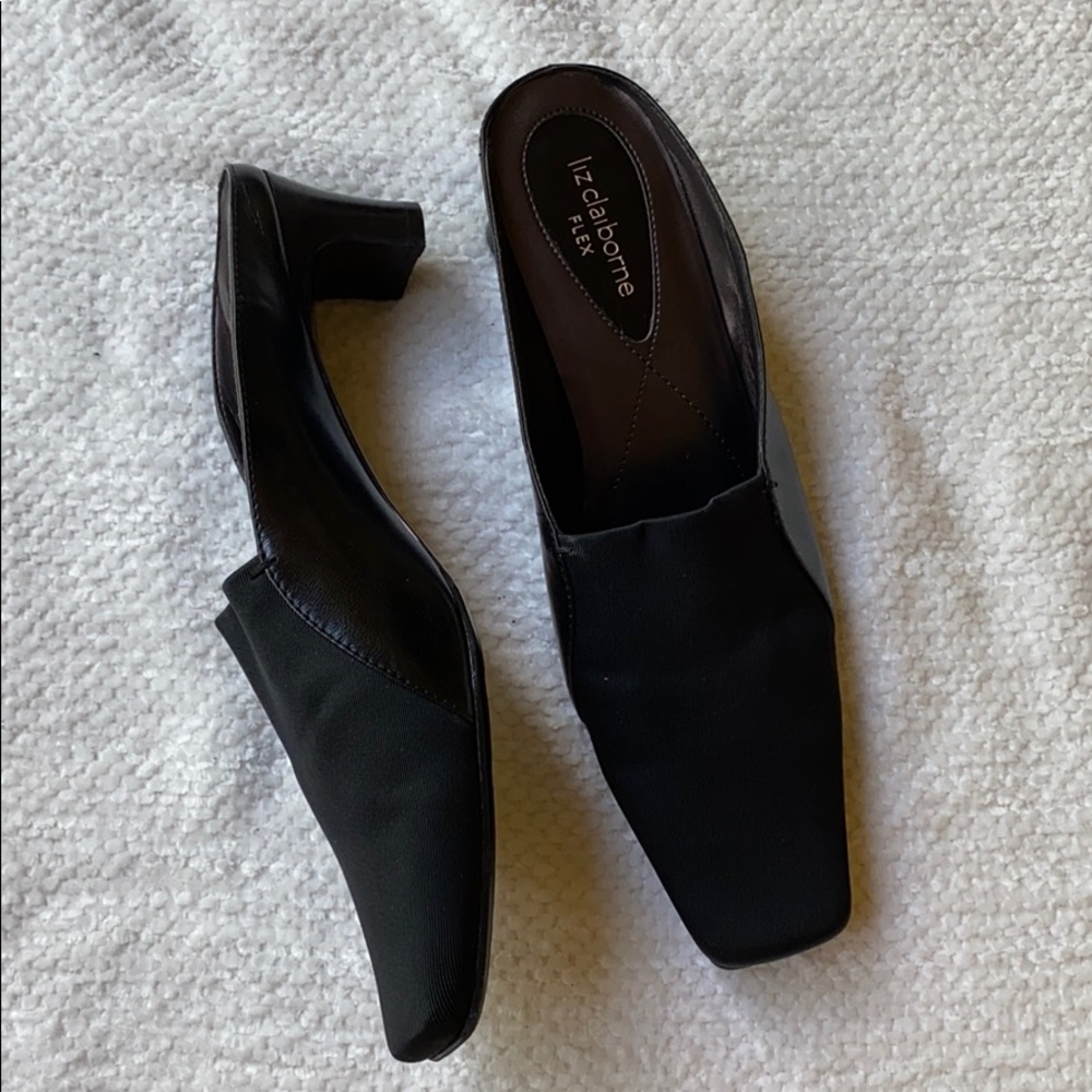 Liz Claiborne Open Back Mules